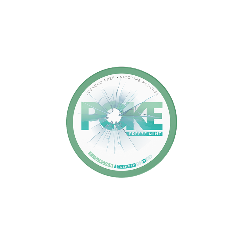 Buy 9mg Poke Freeze Mint Nicotine Pouches - 20 Pouches | Express Highs UK