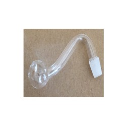 Buy 10 x S Shape 55mm Hook Polish Glass Pipe - GP126 | Express Highs UK