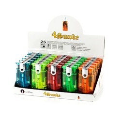 Buy 25 x 4smoke Double Flame Electronic Lighters - 8248 | Express Highs UK