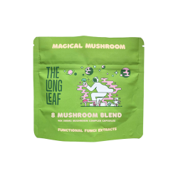 Buy The Long Leaf 500mg 8 Mushroom Complex Capsules - 90 Capsules (BUY 1 GET 1 FREE) | Express Highs UK