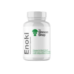 Buy The Shroom Shop Enoki Mushroom 45000mg Capsules - 90 Caps | Express Highs UK