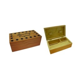 Buy Grass Leaf Original Medium Wooden Storage Box | Express Highs UK