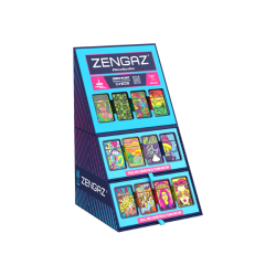 Buy Zengaz Cube ZL-30 Chip Set (UK-S4) - Jet Flame Lighters Bundle + 48 Lighters with Cube display stand | Express Highs UK