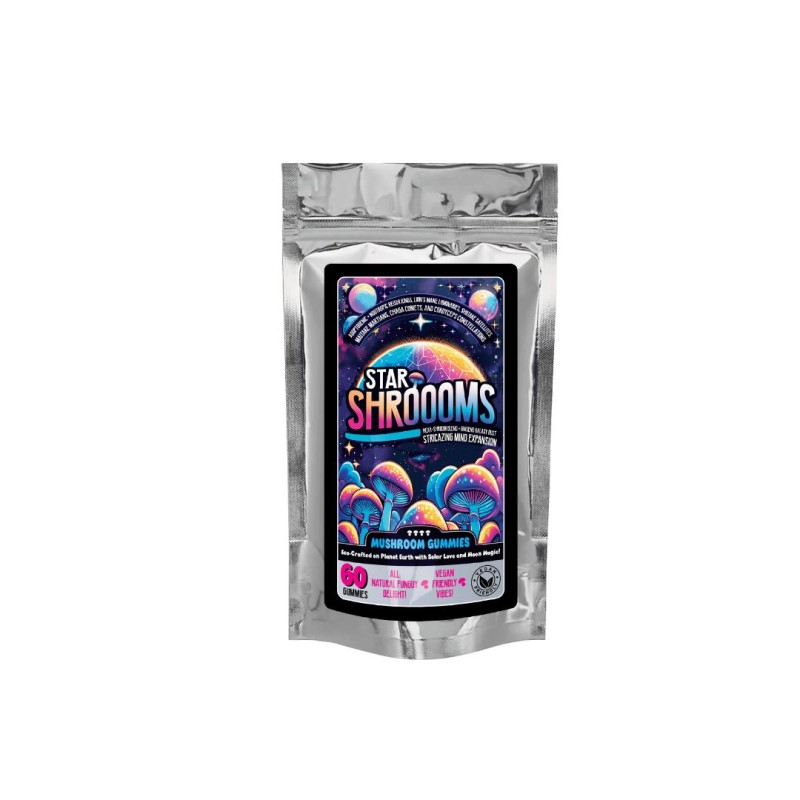 Buy Innooova  Starshroooms Nootropic + Adaptagenic Mushroom Gummies Full Pack - 60 Gummies | Express Highs UK