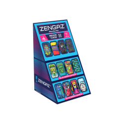 Buy Zengaz Cube ZL-13 Wing Jet (UK-S3) - Jet Flame Lighters Bundle + 48 Lighters with Cube display stand | Express Highs UK