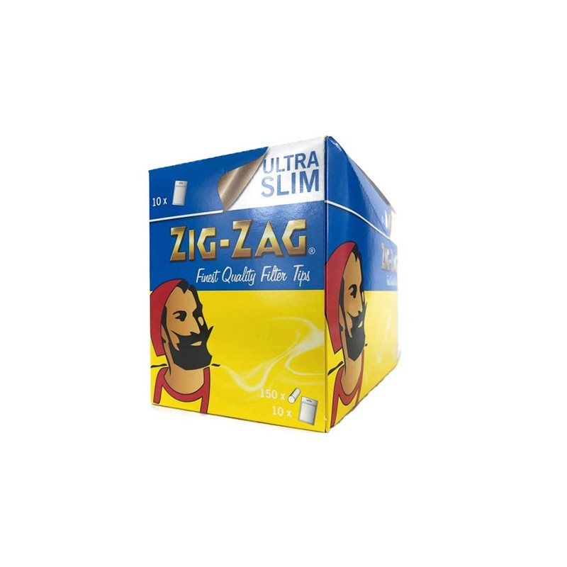 Buy 150 Zig-Zag Ultra Slim Filter Tips - Pack of 10 Bags | Express Highs UK