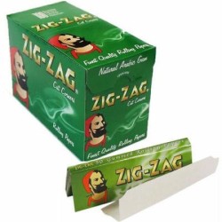 Buy 100 Zig-Zag Green Regular Size Rolling Papers | Express Highs UK