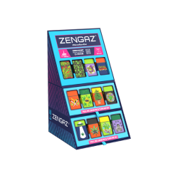 Buy Zengaz Cube ZL-30 Chip Set (UK-S3) - Jet Flame Lighters Bundle + 48 Lighters with Cube display stand | Express Highs UK