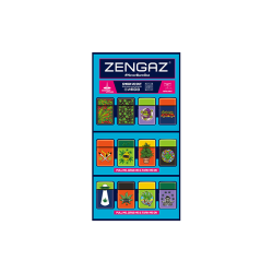 Buy Zengaz Cube ZL-30 Chip Set (UK-S3) - Jet Flame Lighters Bundle + 48 Lighters with Cube display stand | Express Highs UK