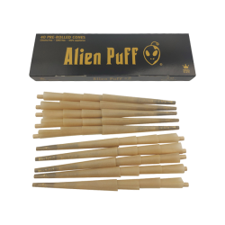 Buy 40 Alien Puff Black Gold King Size Pre Rolled 109mm Cones ( HP162 ) | Express Highs UK