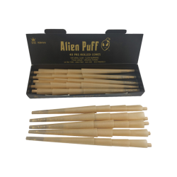 Buy 40 Alien Puff Black Gold King Size Pre Rolled 109mm Cones ( HP162 ) | Express Highs UK