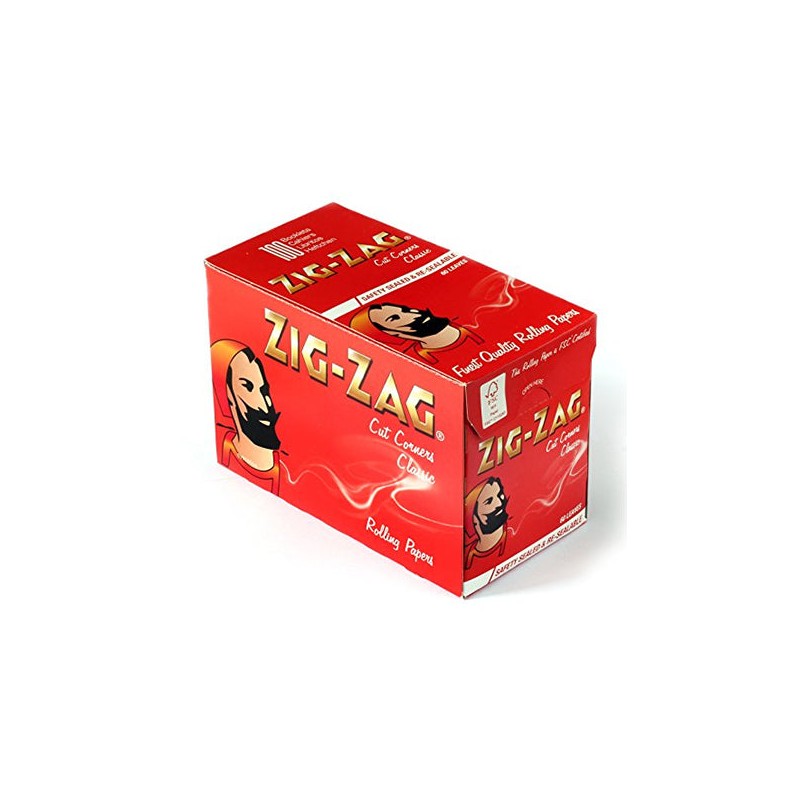 Buy 100 Zig-Zag Red Regular Size Rolling Papers | Express Highs UK