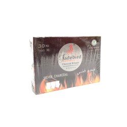 Buy JadeBird Shisha Hookah Silver Charcoal (30 pieces) | Express Highs UK