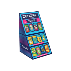 Buy Zengaz Cube ZL-13 Wing Jet (UK-S1) - Jet Flame Lighters Bundle + 48 Lighters with Cube display stand | Express Highs UK