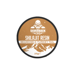 Buy Silverback CBD Seamoss & Turkey Tail Infused Shilajit Resin 25g | Express Highs UK