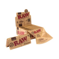 Buy 15 Raw Classic Artesano King Size Slim Rolling Papers + Tray & Tips | Express Highs UK