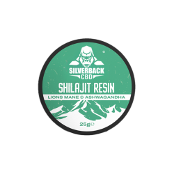 Buy Silverback CBD Ashwagandha & Lions Mane Infused Shilajit Resin 25g | Express Highs UK