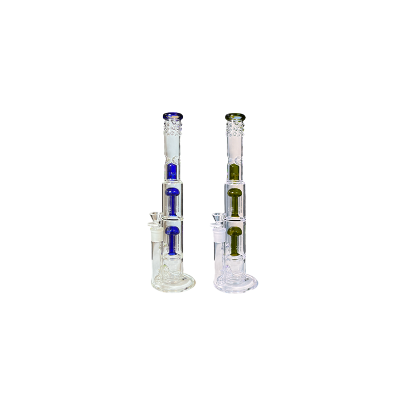 Buy 14" Large Percolator Glass Bong Mixed Designs -BG007 - GS1195 | Express Highs UK