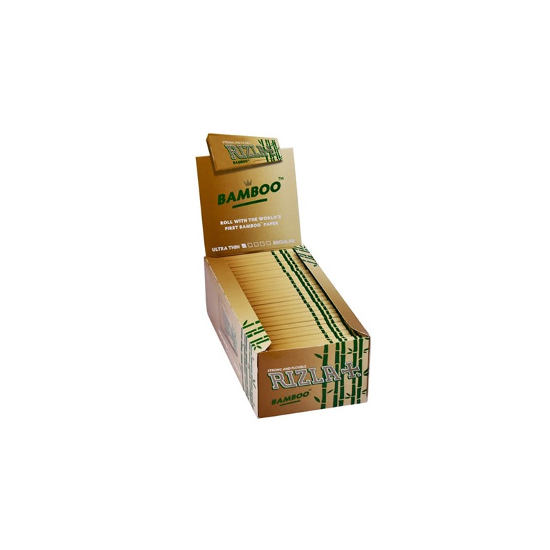 Buy 50 New Rizla Bamboo Ultra Thin Regular Rolling Papers | Express Highs UK