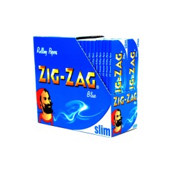 Buy 50 Zig-Zag Blue Slim King Size Rolling Papers | Express Highs UK