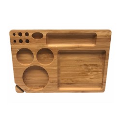 Buy Medium Wooden Rolling Tray with Compartments - TRY-B230x155 | Express Highs UK