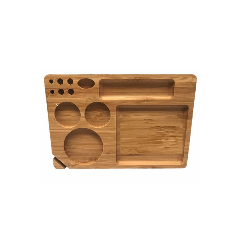 Buy Medium Wooden Rolling Tray with Compartments - TRY-B230x155 | Express Highs UK