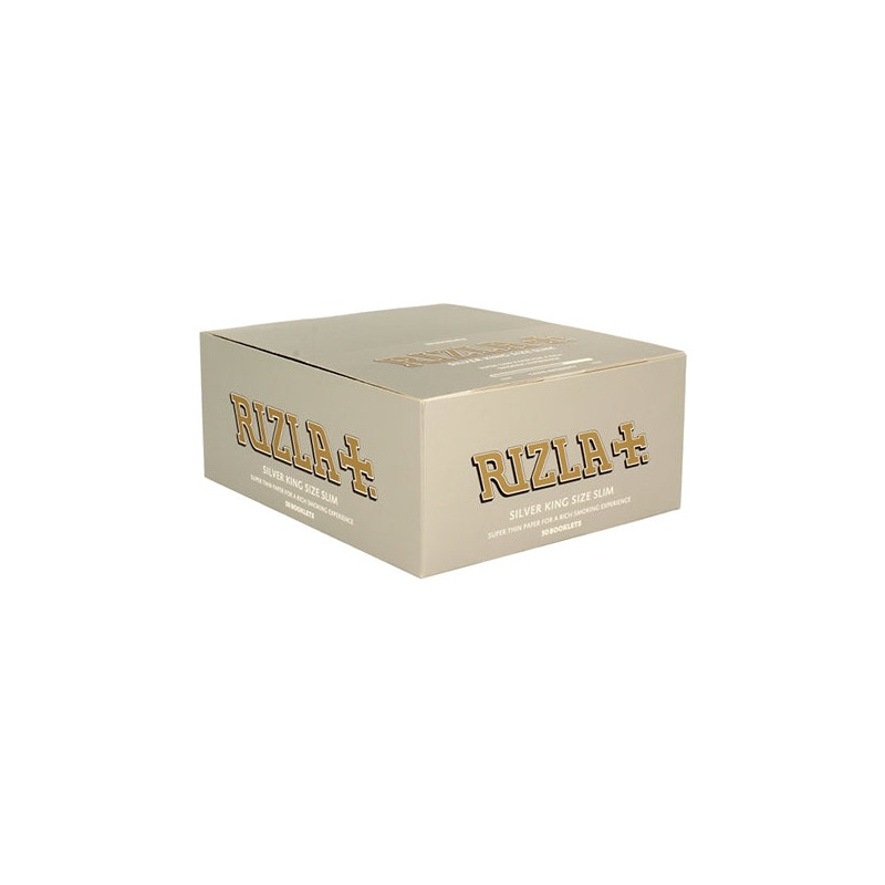 Buy 50 Silver King Size Slim Rizla Rolling Papers | Express Highs UK