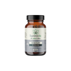 Buy Supreme Life 500mg Vigour Chaga Vegan Capsules  - 60 Capsules | Express Highs UK