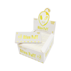 Buy 33 Alien Puff White & Gold King Size Unbleached Brown Rolling Papers ( HP109 ) | Express Highs UK