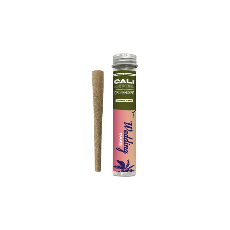 Buy CALI CONES Sage 30mg Full Spectrum CBD Infused Cone - Wedding Cake | Express Highs UK