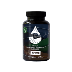 Buy The CBD Expert 500mg Shilajit Lions Mane & Seamoss Capsules - 60 Caps | Express Highs UK