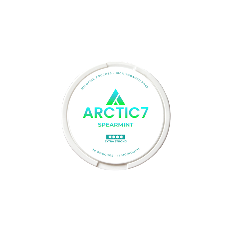 Buy 11mg Arctic7 Spearmint Slim Nicotine Pouches - 20 Pouches | Express Highs UK