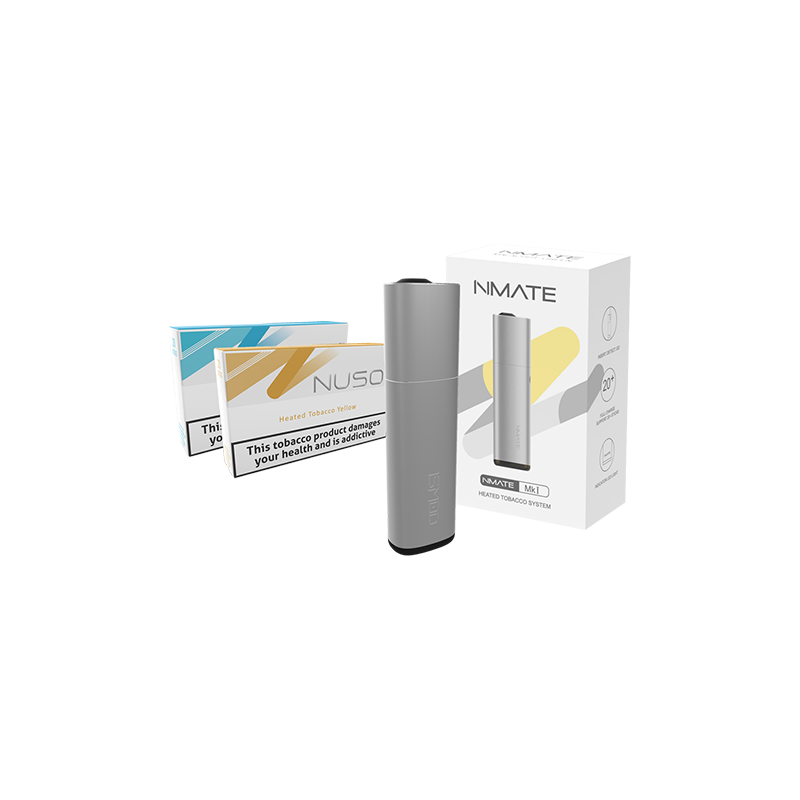 Buy NUSO Heated Tobacco Sticks Starter Kit Pack (Free Nmate Device) | Express Highs UK
