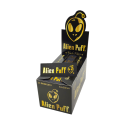 Buy 50 Alien Puff Black & Gold Filter Tips ( HP146 ) | Express Highs UK