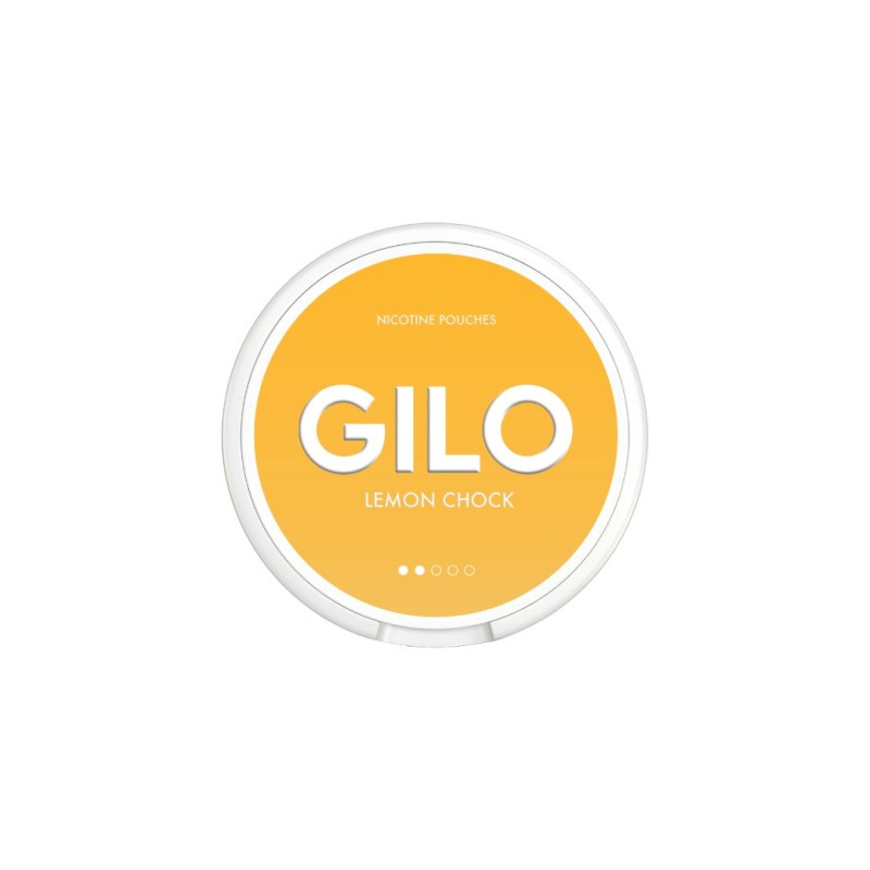 Buy 8mg GILO Nicotine Pouch Lemon Chock - 20 Pouches | Express Highs UK