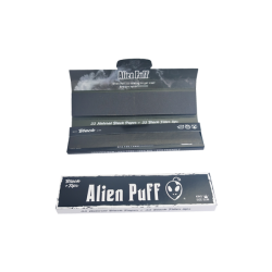 Buy 33 Alien Puff King Size Black Rolling Papers With Tips ( HP2216 ) | Express Highs UK