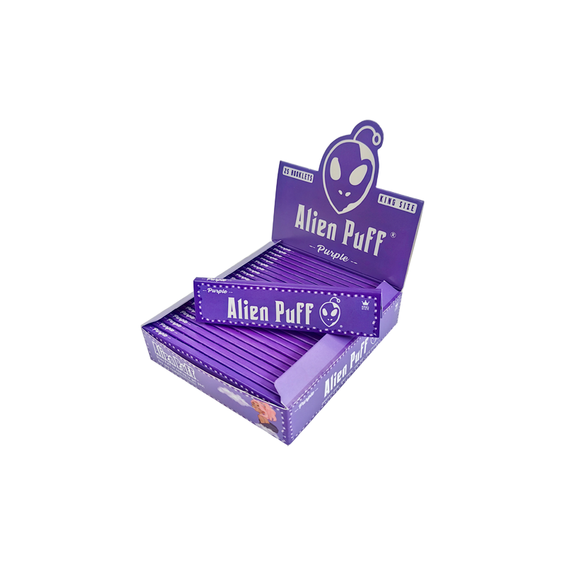 Buy 33 Alien Puff King Size Purple Rolling Papers ( HP2118 ) | Express Highs UK