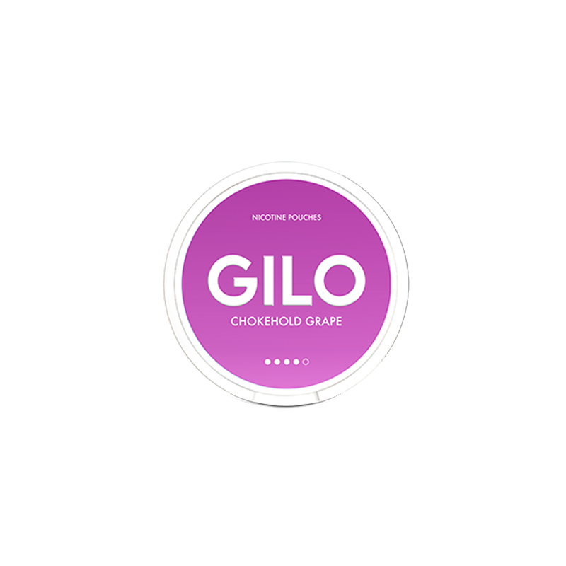 Buy 16mg GILO Nicotine Pouch Chokehold Grape - 20 Pouches | Express Highs UK