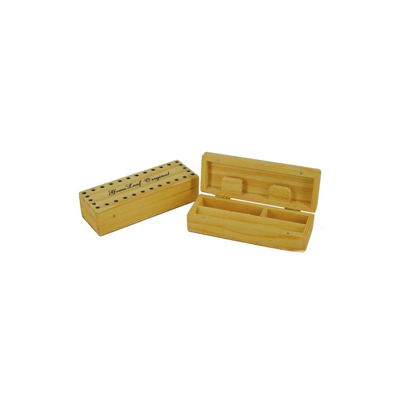 Buy Grass Leaf Original Small Wooden Storage Box | Express Highs UK