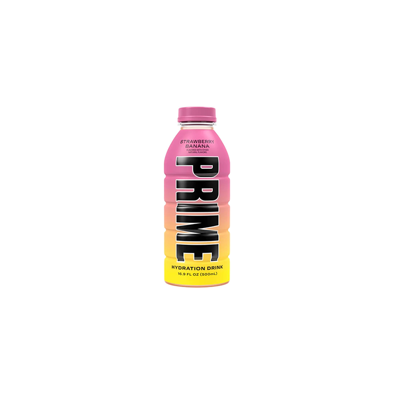 Buy PRIME Hydration USA Strawberry Banana Sports Drink 500ml | Express Highs UK