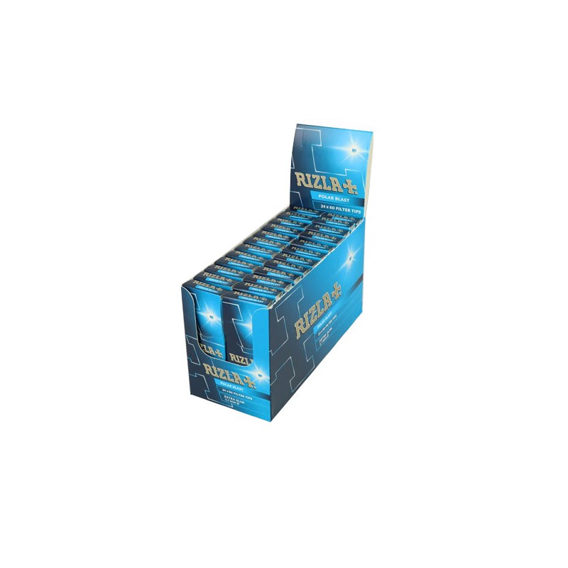 Buy 24 Rizla Polar Blast Extra Slim Crushball Filter Tips | Express Highs UK