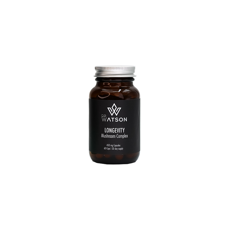 Buy Dr Watson Longevity Mushroom Complex Vegan Capsules 60 Pieces | Express Highs UK