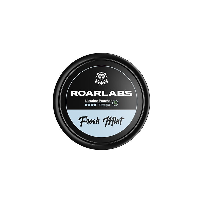 Buy 14mg RoarLabs Fresh Mint Nicotine Pouch - 20 Pouches | Express Highs UK