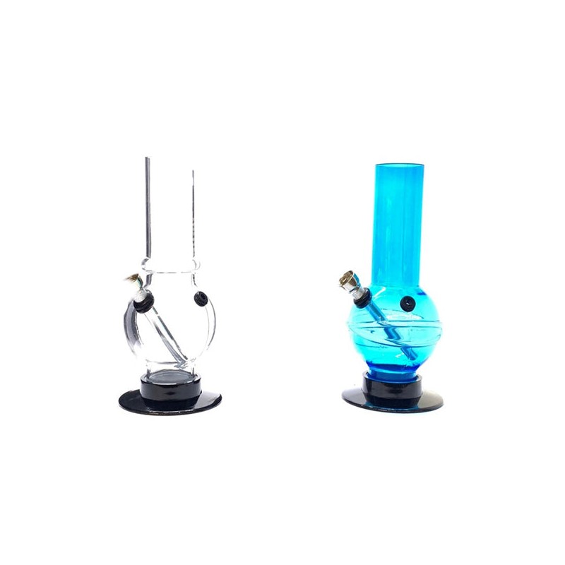 Buy 8" Mixed Colour Plain  Acrylic Bong - FB 0239 | Express Highs UK