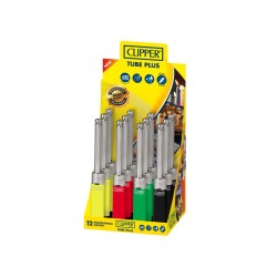 Buy Clipper Tube+ Open Display Mixed Colours Lighters - TUB1S000UK | Express Highs UK