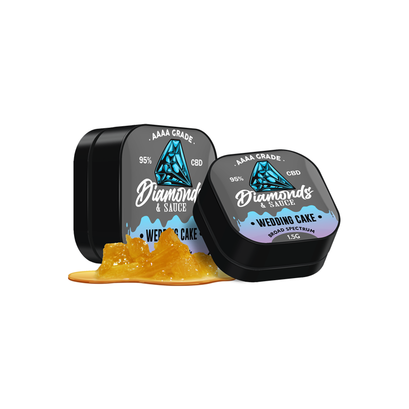 Buy Diamonds & Sauce 95% Broad Spectrum CBD Distillate - 1.5g | Express Highs UK