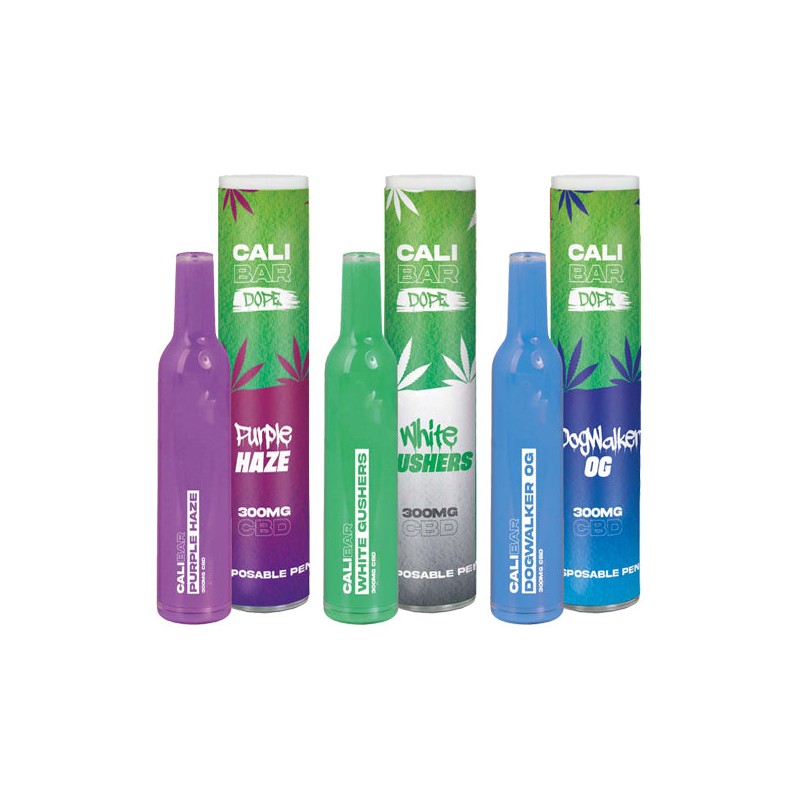 Buy CALI BAR DOPE 300mg Full Spectrum CBD Vape Disposable - Terpene Flavoured | Express Highs UK