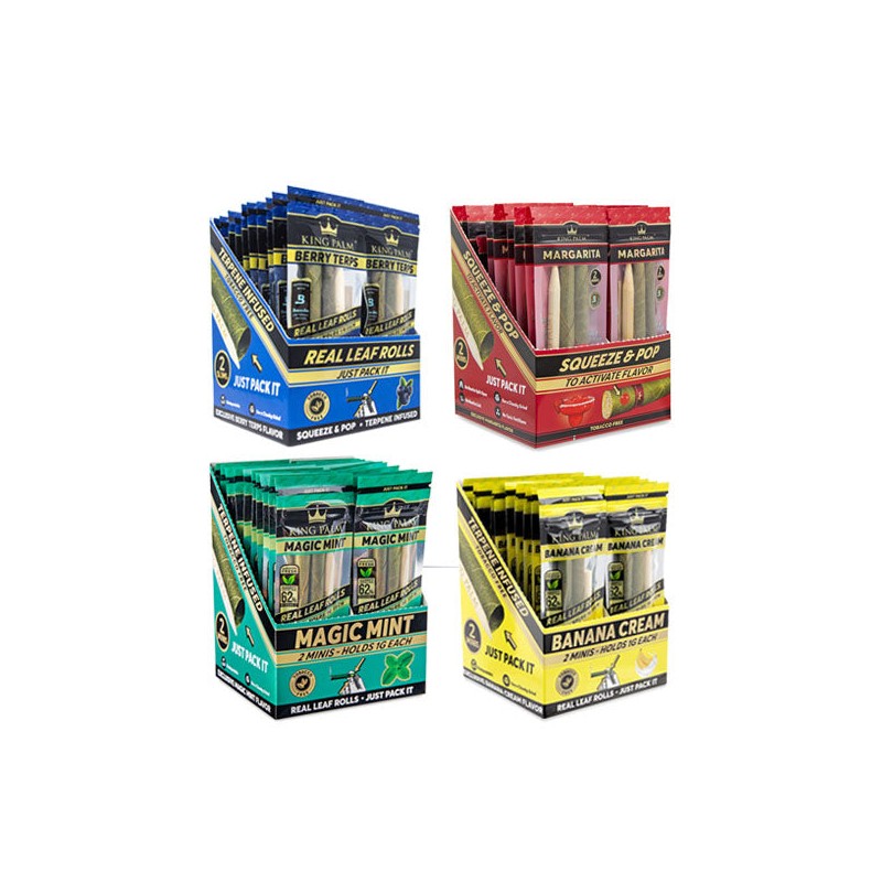 Buy 20 King Palm Mini Rolls - Display Pack | Express Highs UK