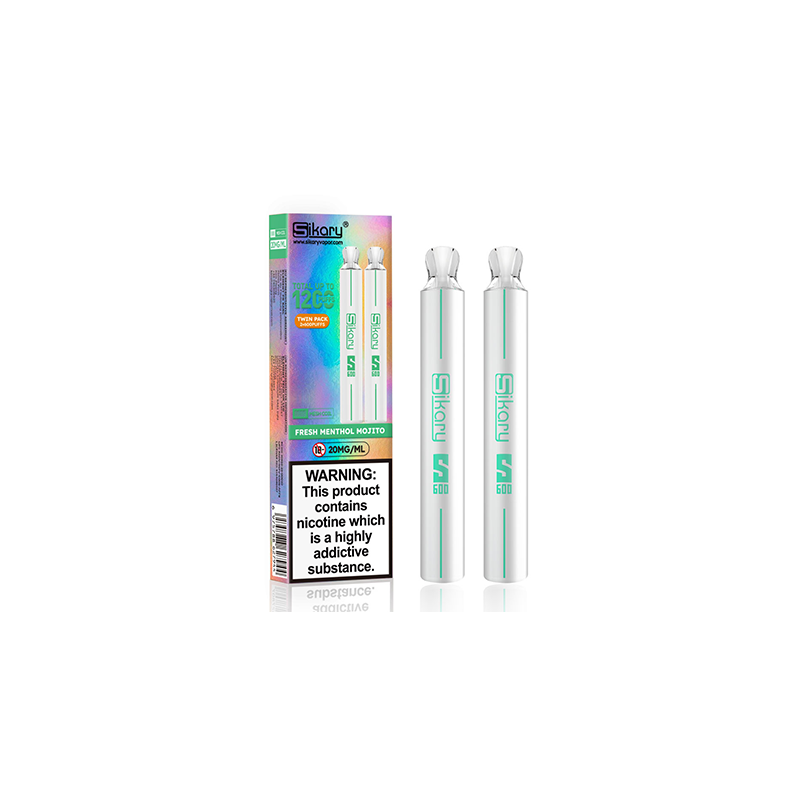 Buy 20mg Sikary S600 Twin Pack Disposable Vapes 1200 Puffs | Express Highs UK