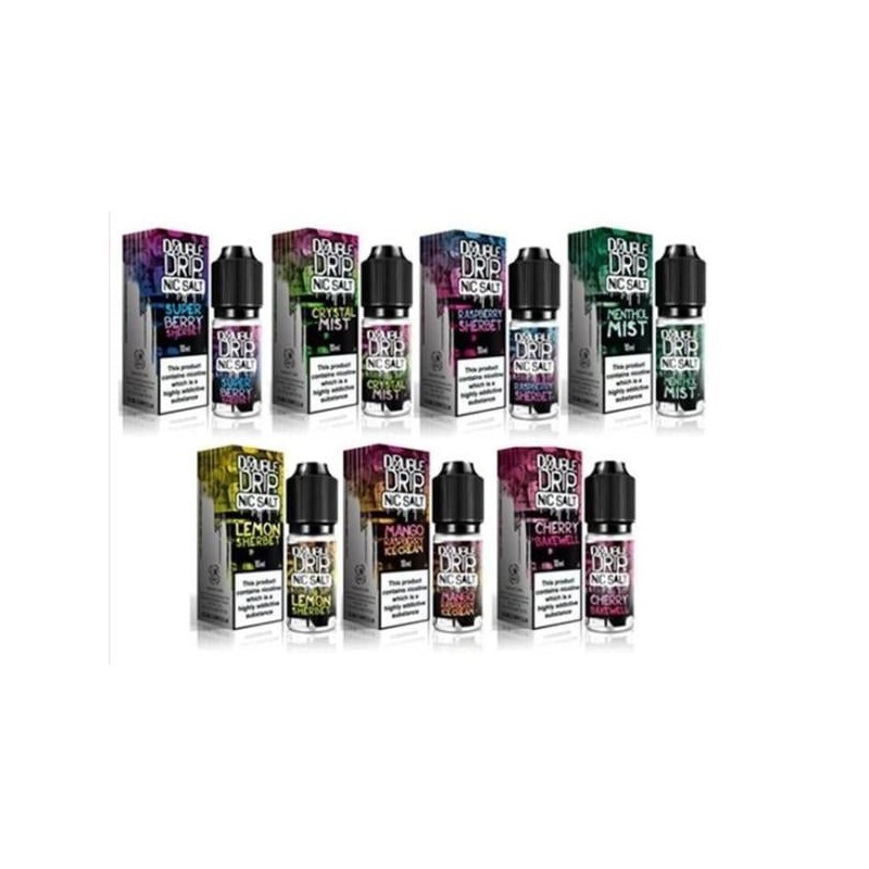 Buy 20MG Double Drip 10ML Flavoured Nic Salts E Liquid | Express Highs UK